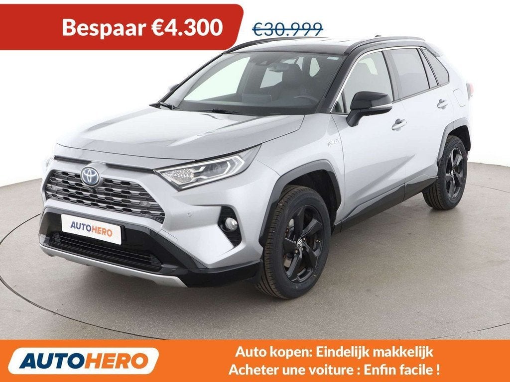 Toyota RAV4 2.5 Hybrid 4x2 Active Drive (bj 2021, automaat), Adaptive Cruise Control, Gebruikt, 2487 cc, 5 zetels