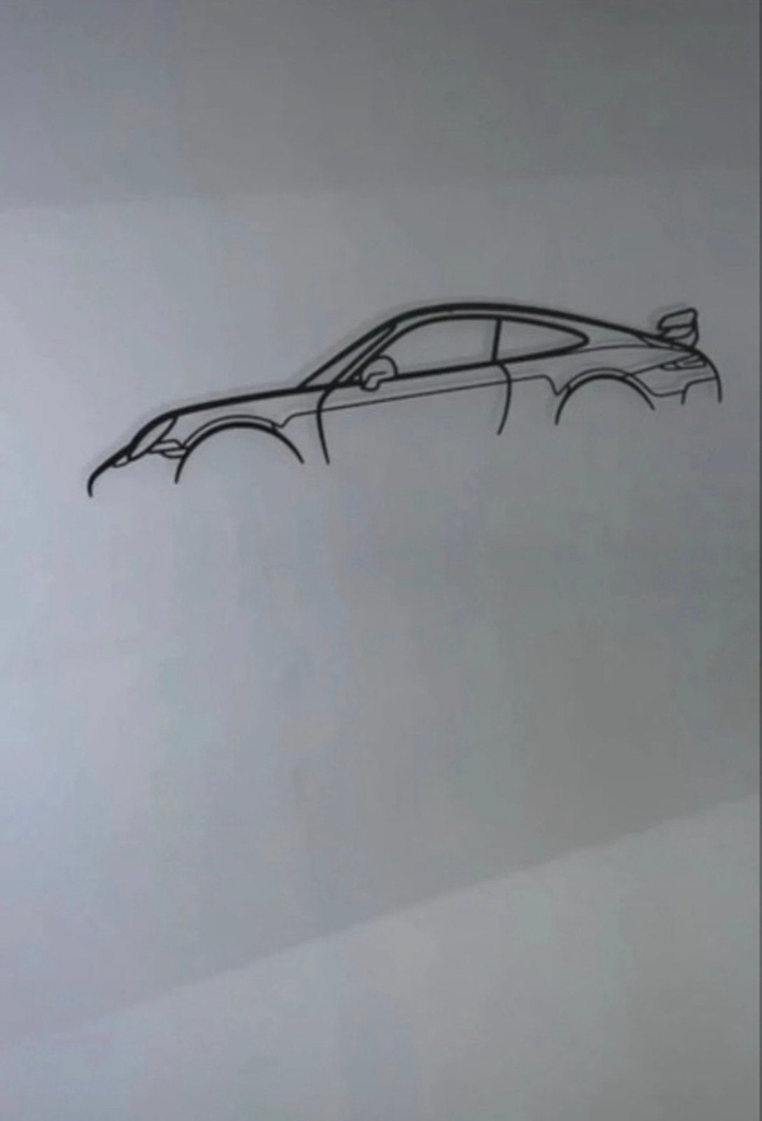 Nieuw Porche muur decoratie metaal, Ophalen