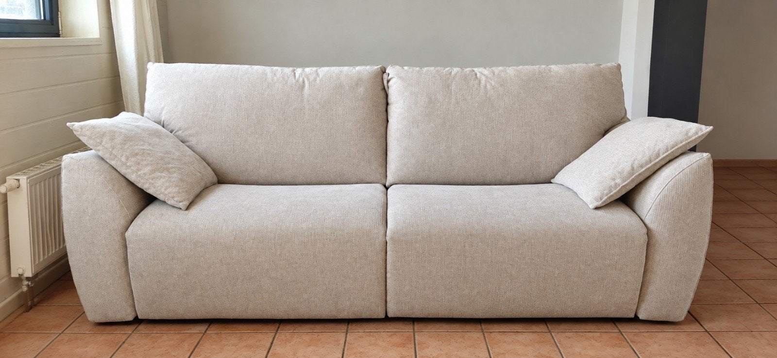 Canapé lit à vendre, Trois personnes, 100 à 125 cm, 200 à 250 cm, Banc droit