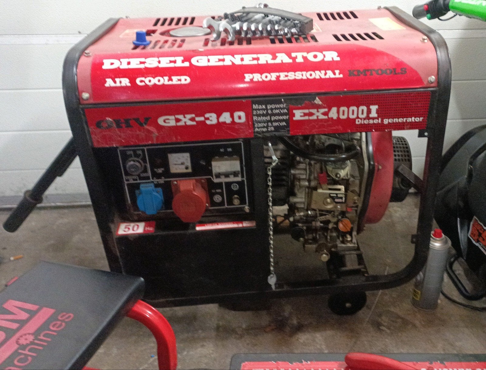 Diesel generator (geeft geen stroom), Doe-het-zelf en Bouw, Aggregaten, Ophalen
