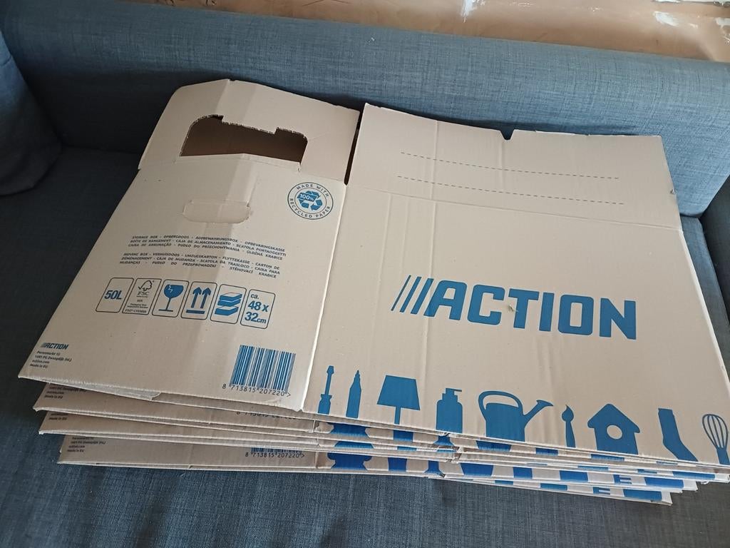 Verhuisdozen, Doe-het-zelf en Bouw, Ophalen, Doos