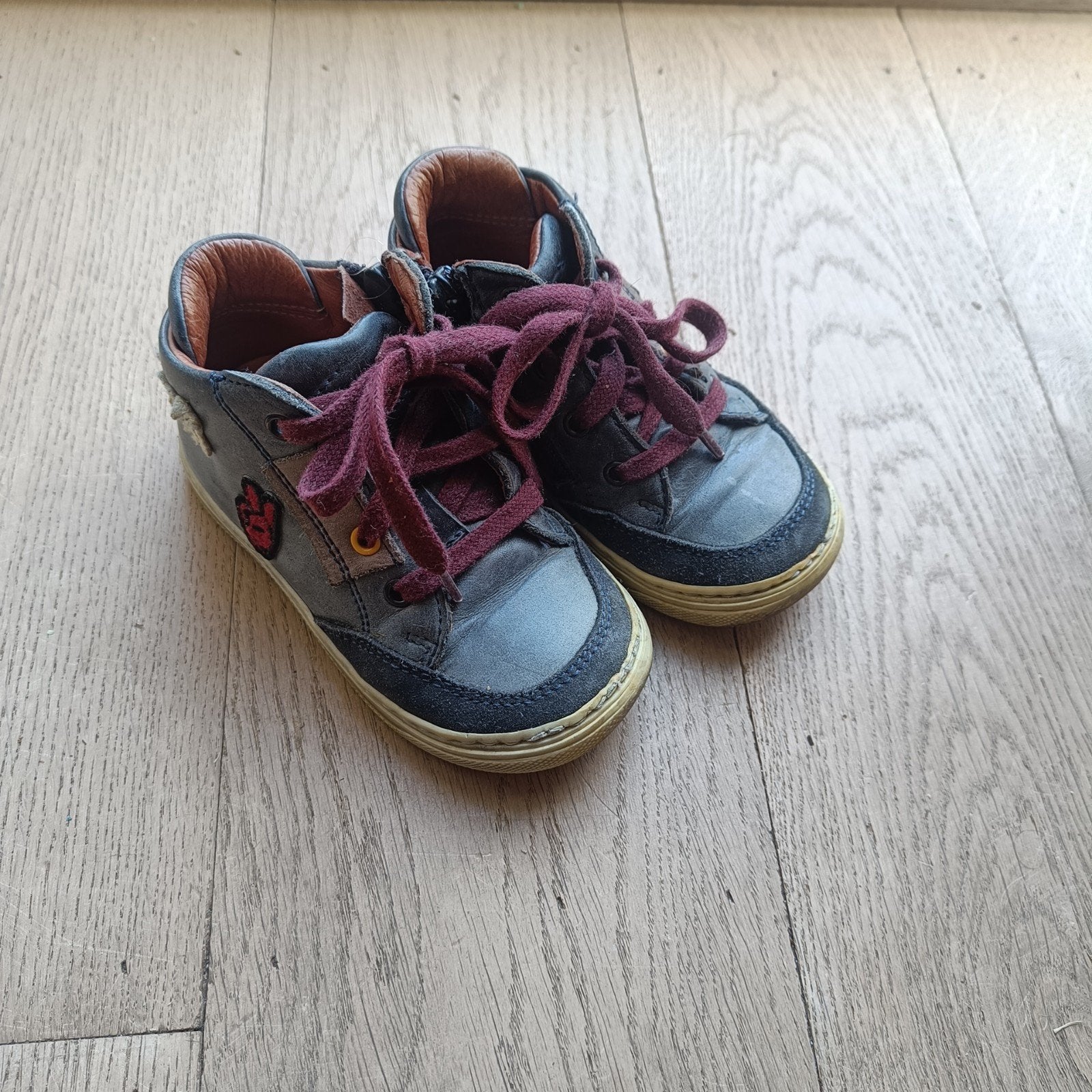 Lederen schoenen jongens maat 22, Kinderen en Baby's, Babykleding | Schoentjes en Sokjes, Ophalen