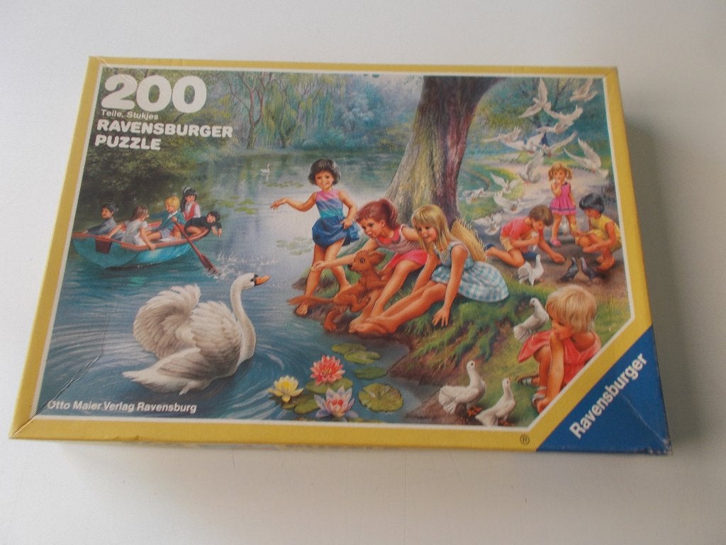 Ravensburger Vintage Kinderpuzzel -Martine in het Park -1984, Verzamelen, Ophalen of Verzenden