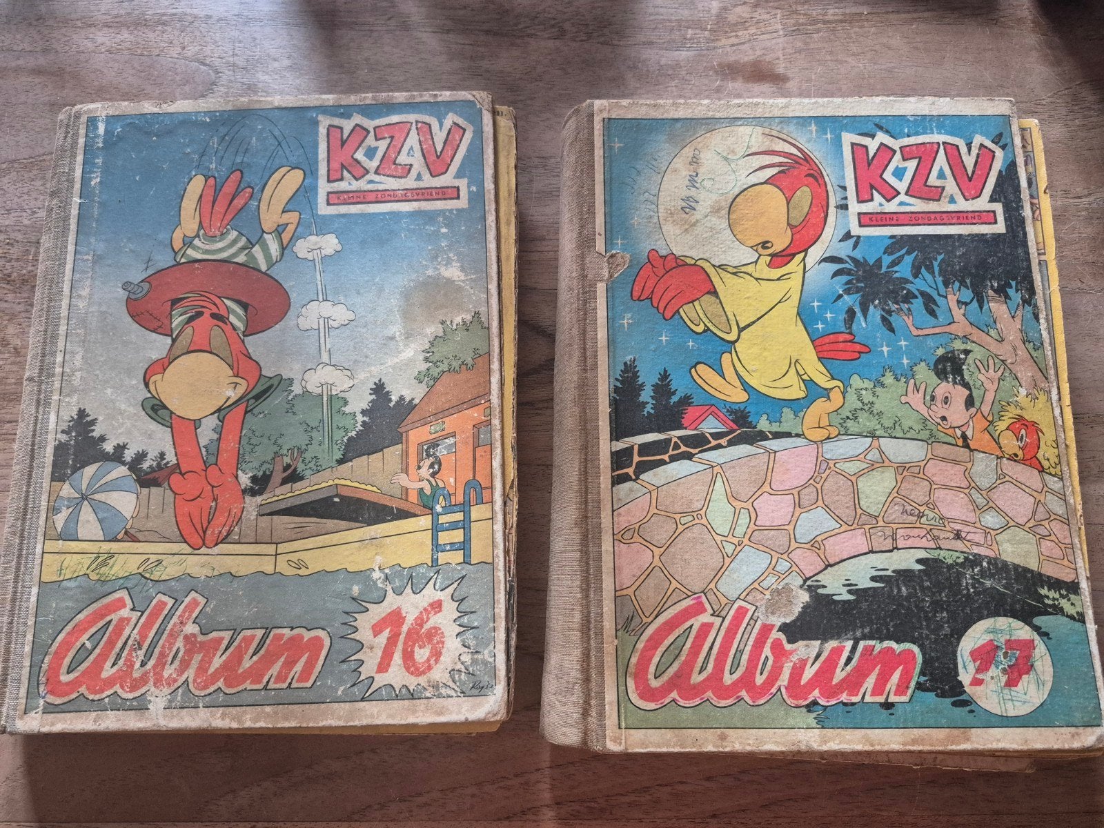 Little Sunday Friend album 16 et 17 KZV 1953, Enlèvement ou Envoi