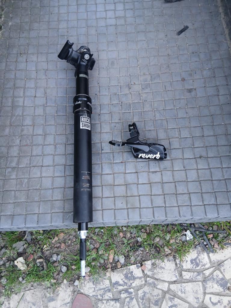 Rockshox reverb dropper post + lever, Ophalen, Gebruikt, Rockshox