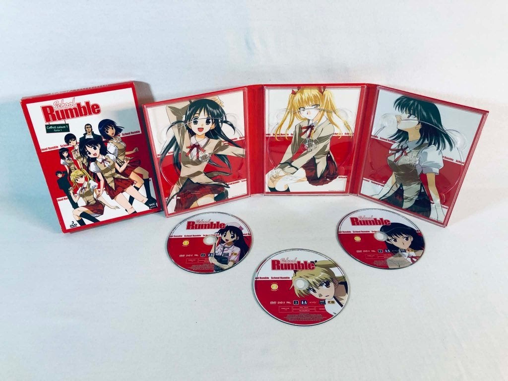 School Rumble Seizoen 1 Box 1/2 DVD-boxset FR Volledige TBE, Gebruikt, Frans, Animatie, Verzenden