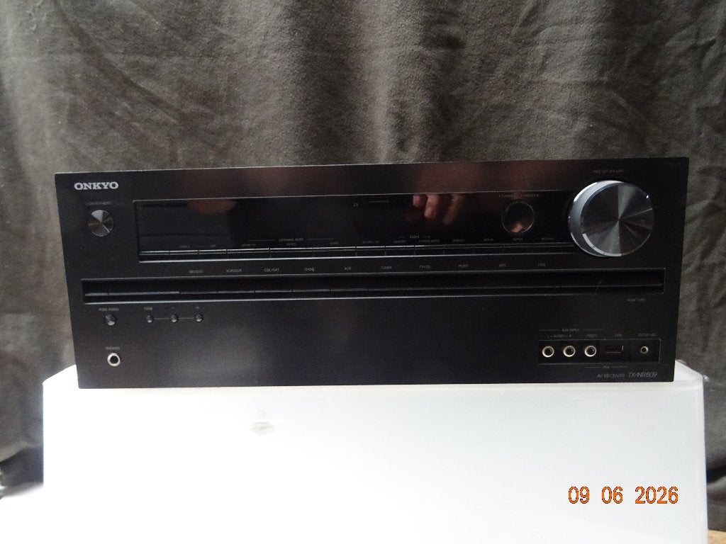 Onkyo versterker Tuner TX-NR 509, Ophalen, Gebruikt, 60 tot 120 watt, Onkyo