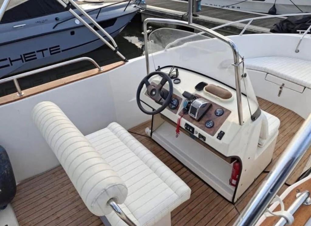 Heel complete boot met middenconsole en 90pk mercury., Watersport en Boten, Speedboten, Ophalen, Gebruikt, 70 tot 120 pk, 3 tot 6 meter