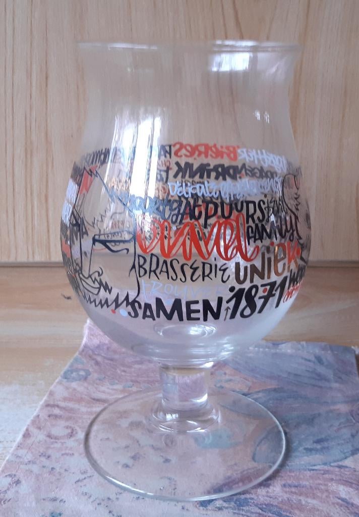 DUVEL UNIEK BIER GLAS  MOORTGAT BREENDONK, Verzenden, Duvel