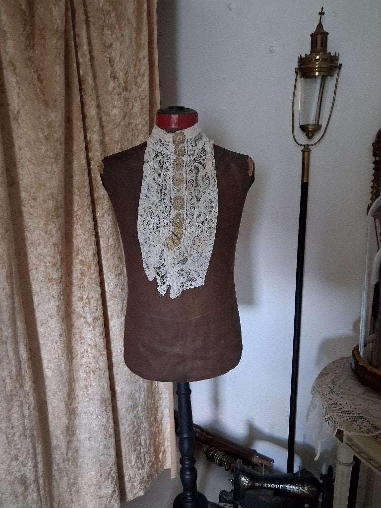 Antiek Mannequin Heren buste + Gratis, Antiek en Kunst, Curiosa en Brocante, Ophalen