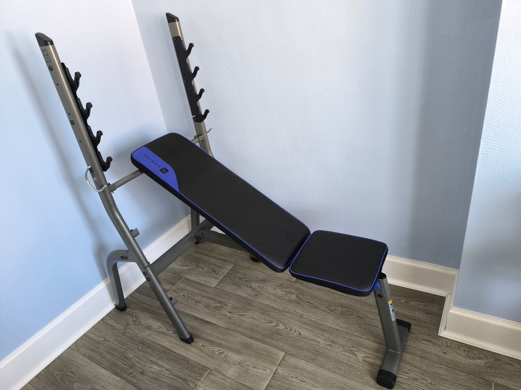 Domyos Bench 100 fitnessbank. In goede staat, Ophalen, Gebruikt, Benen, Fitnessbank