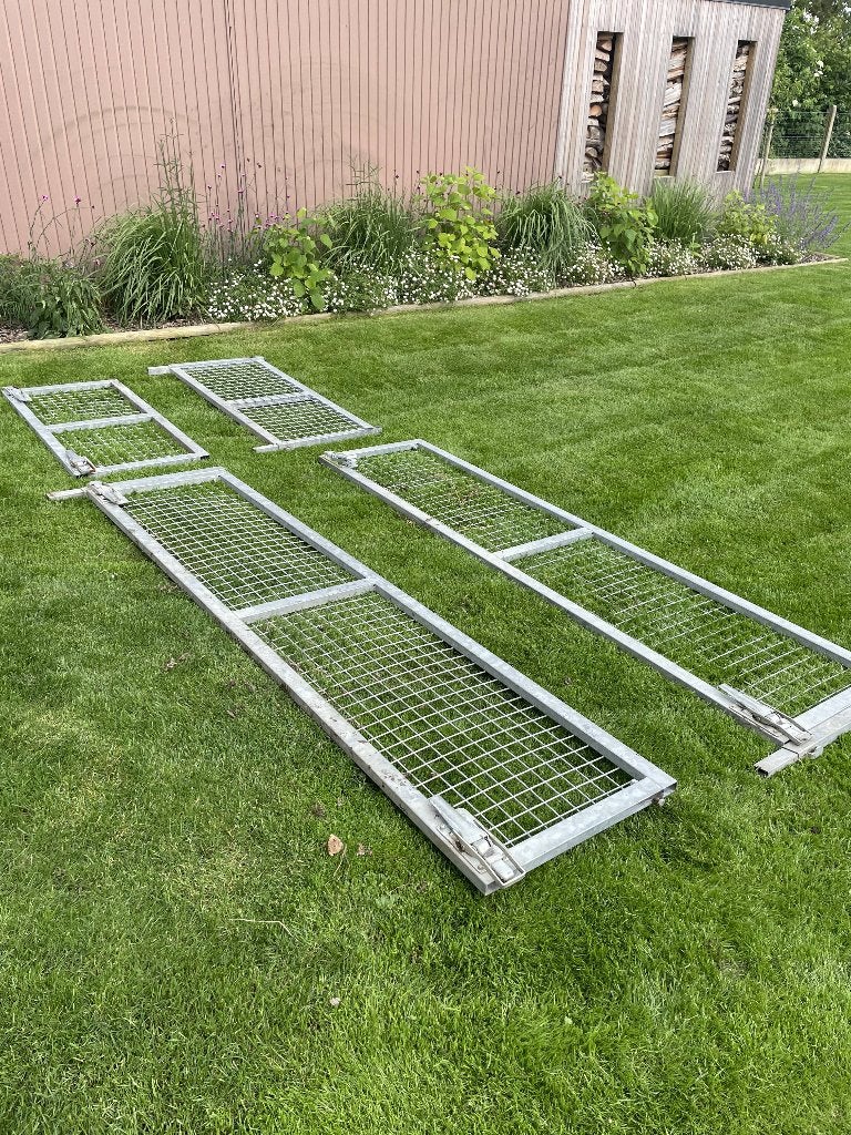 Grillage galva 60cm pour remorque 254/132cm, Enlèvement, Utilisé