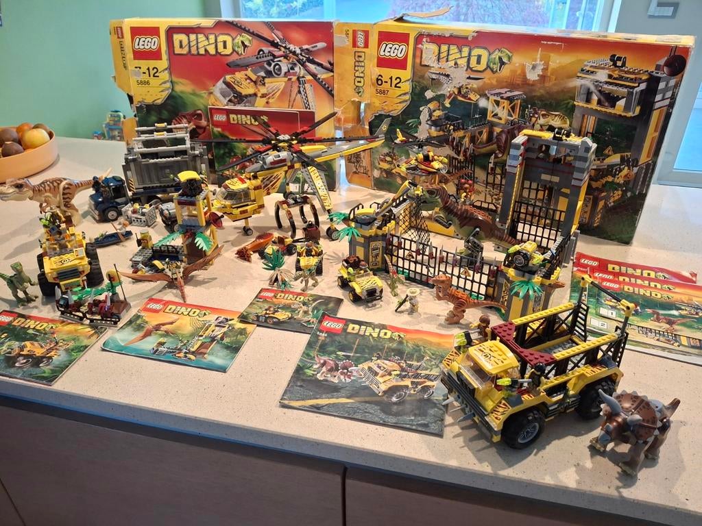 Lego Dino / Jurassic 5882 5883 5885 5886 5887 75933, Kinderen en Baby's, Ophalen of Verzenden, Lego