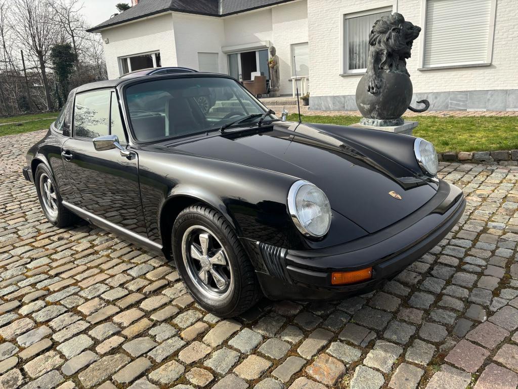 Porsche 911 Targa, Auto's, Porsche, Zwart, Zwart, Leder, Handgeschakeld