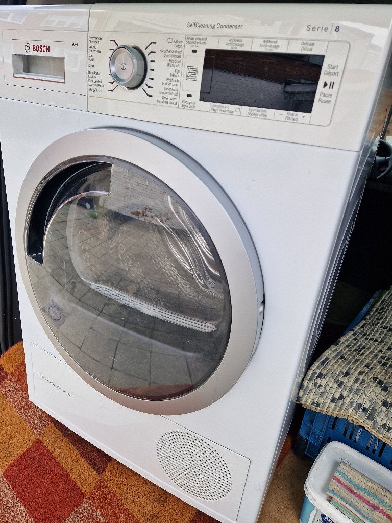 Sèche linge bosch 8kg pompe à chaleur A ++. Série 8, Electroménager, Sèche-linge, Enlèvement, Comme neuf, Chargeur frontal