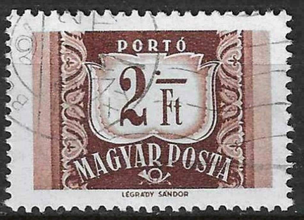 Hongarije 1958/1969 - Yvert 233BTX - Taxzegel (ST), Verzenden, Gestempeld