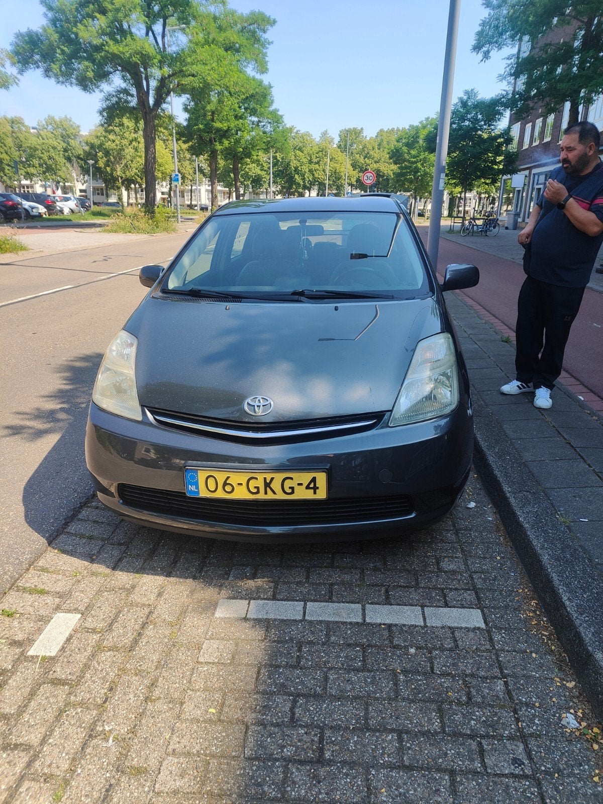 Toyota Prius 1.5 HSD 2008 Grijs, Auto's, 1497 cc, Grijs, Prius, Zilver of Grijs