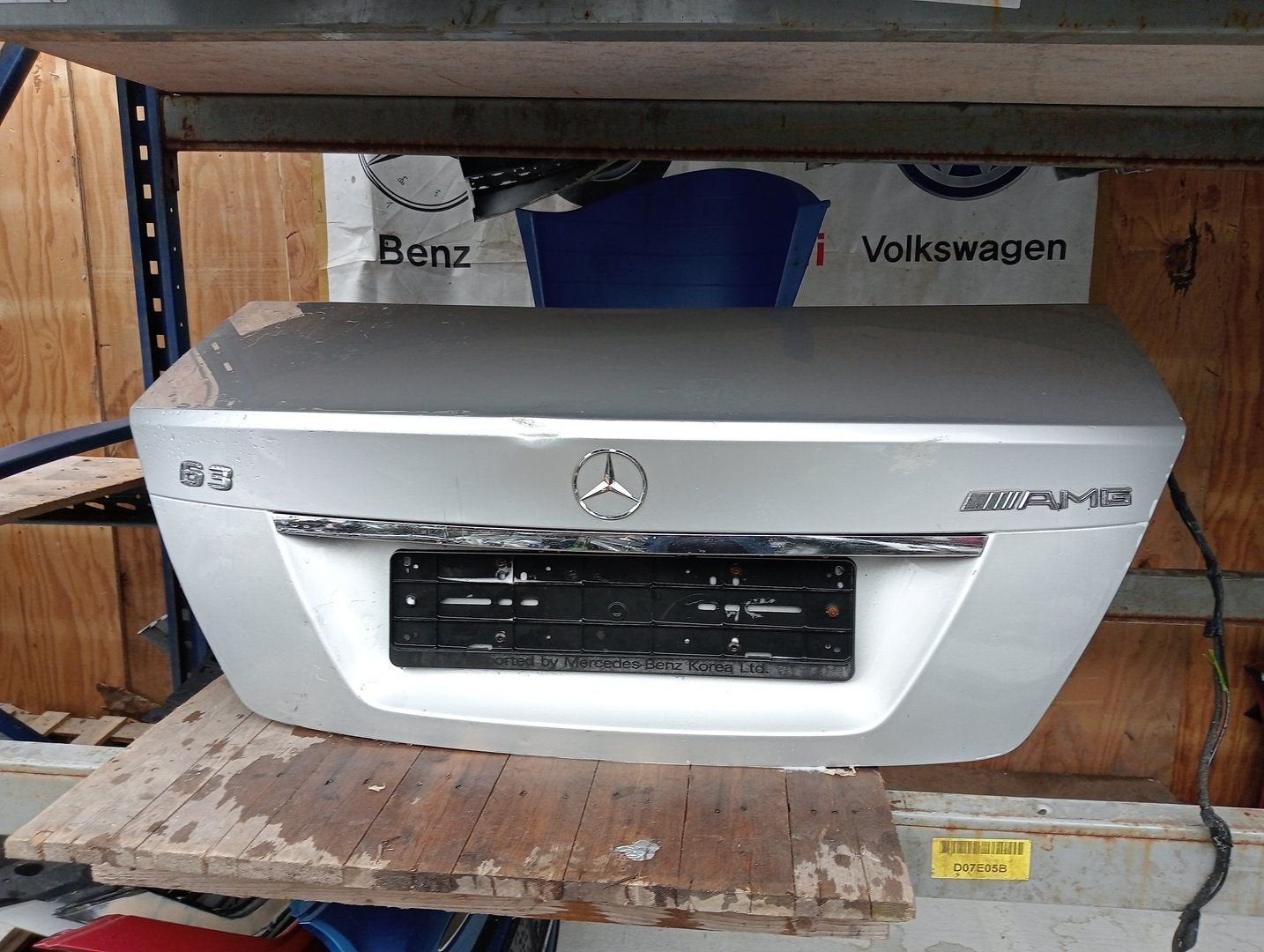 Mercedes C klasse W204 achterklep inclusief camera origineel, Utilisé, -, -, Enlèvement ou Envoi