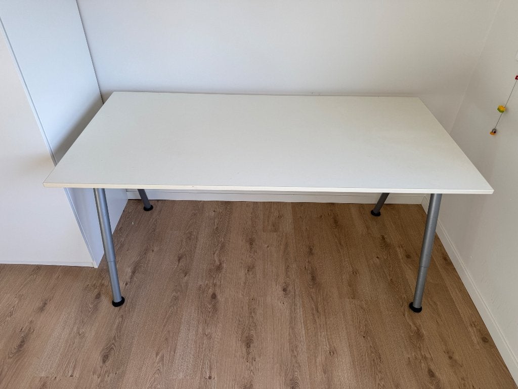 IKEA bureau 80-160 cm, Ophalen, 160 cm, Gebruikt, In hoogte verstelbaar