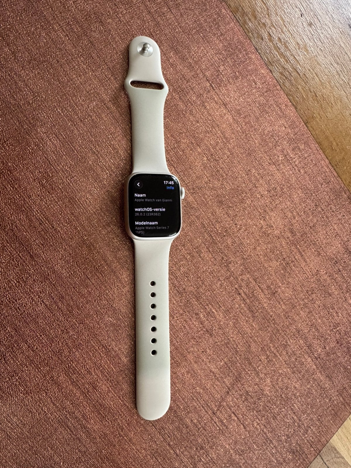 Apple watch 7 series 41mm, Handtassen en Accessoires, Ophalen of Verzenden, Gebruikt, IOS