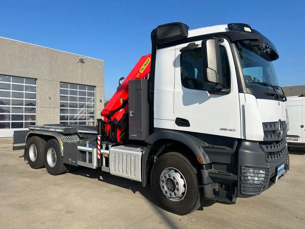 Mercedes-Benz Arocs 2640 - PK 18002 EH & VDL S-21-5200, Auto's, Automaat, Achterwielaandrijving, Euro 6, Wit