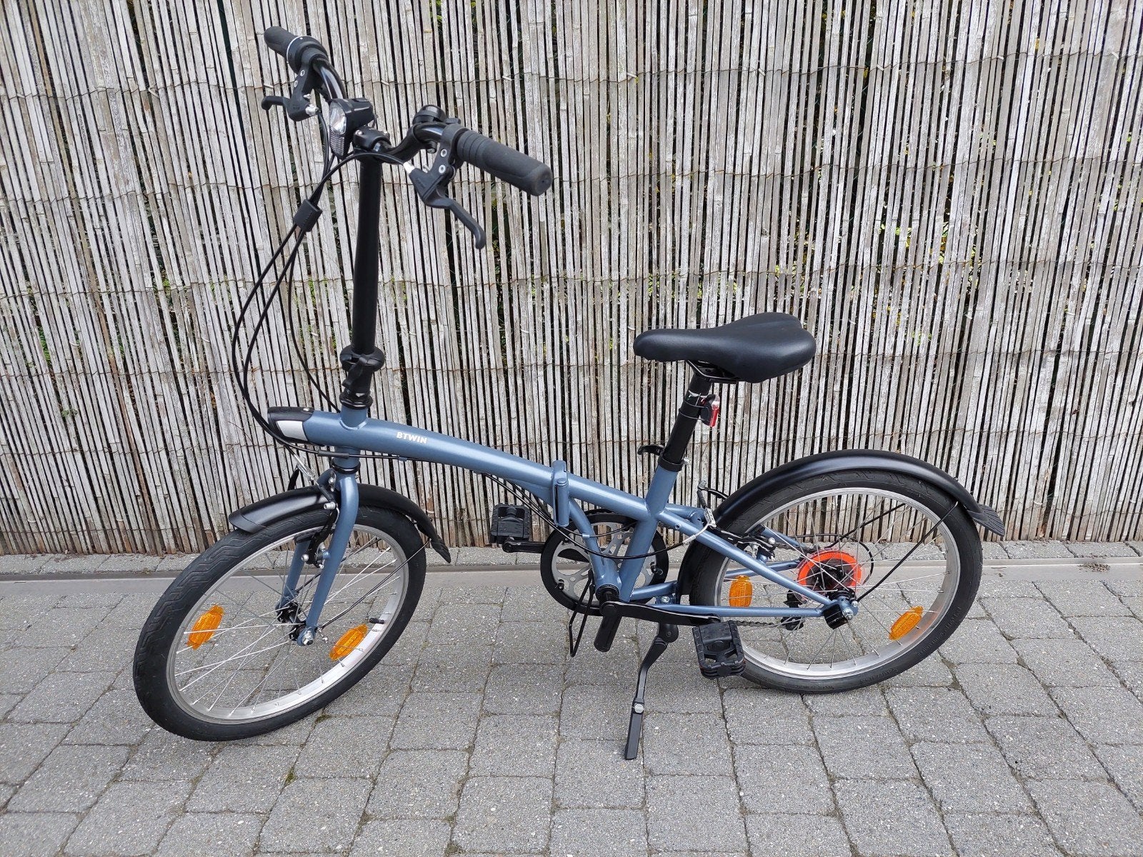 Vouwfiets plooifiets Decathlon BTWIN Fold 120 grijs NIEUW, Fietsen en Brommers, Ophalen, Versnellingen, Nieuw, Totaal opvouwbaar