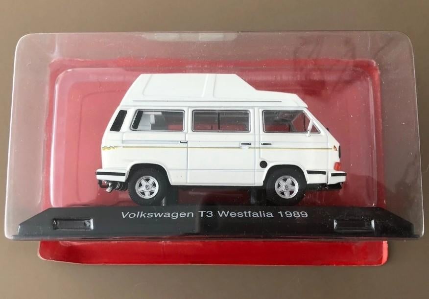 Volkswagen T3 Westfalia California 1989 in blister +magazine, Ophalen of Verzenden