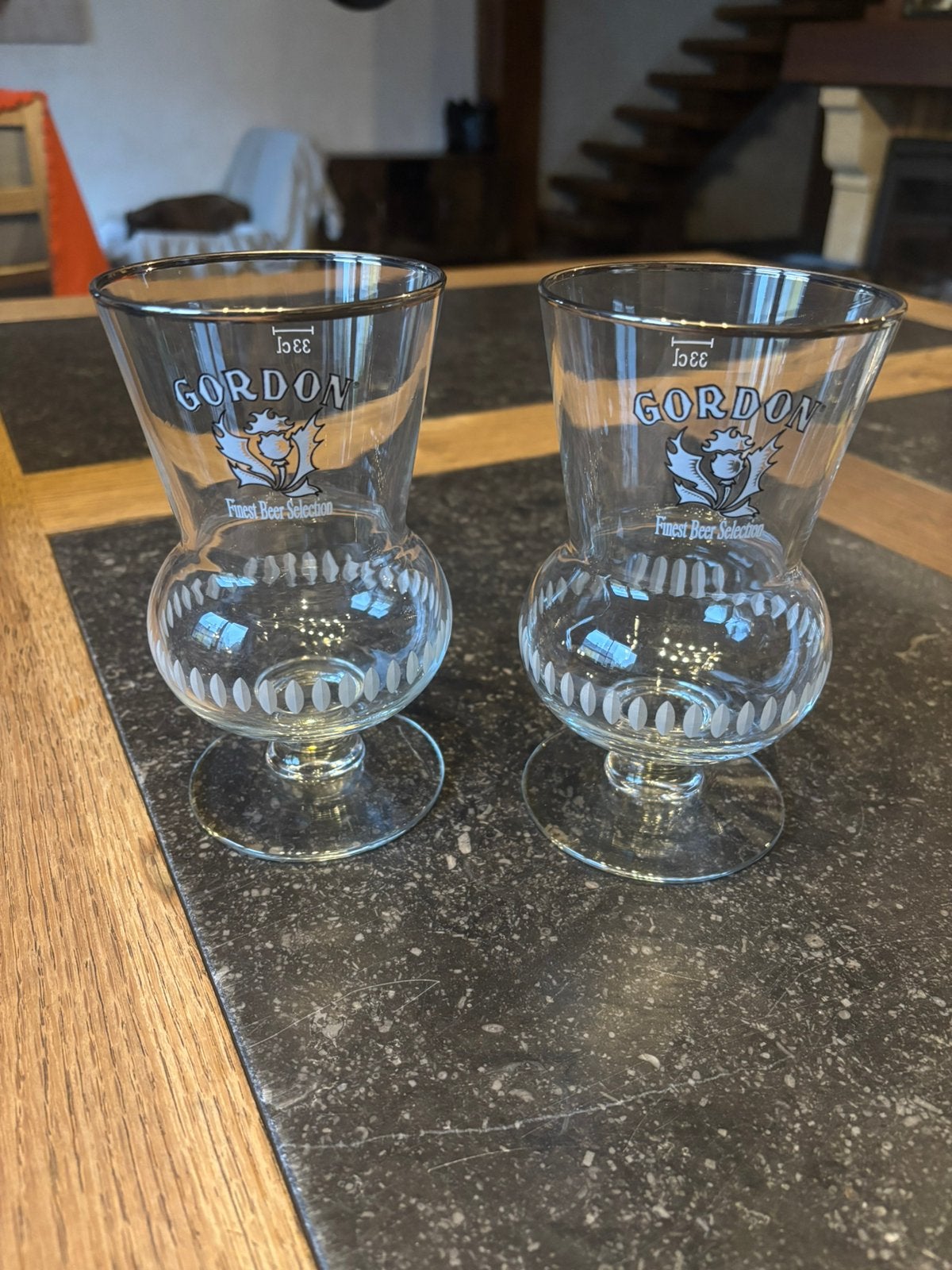 Verres à biere Gordon, Collections, Enlèvement ou Envoi, Comme neuf