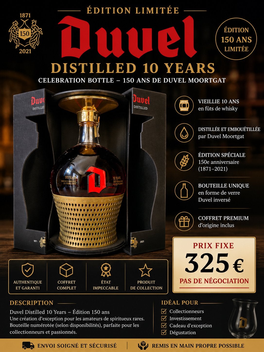 2021 duvel 10y, Enlèvement, Comme neuf, Duvel
