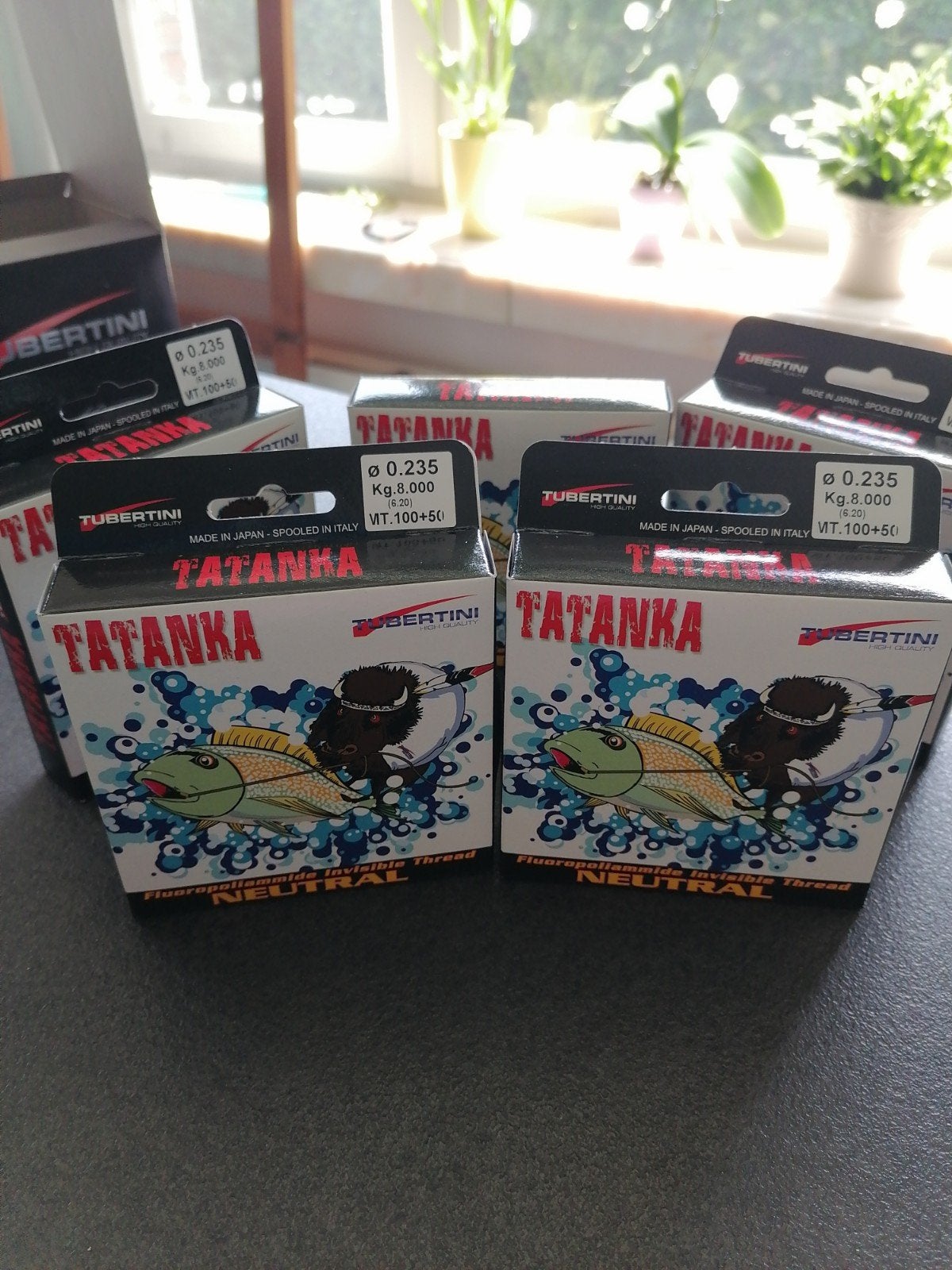 5 SPOELEN TUBERTINI TATANKA 0.235 MM. NIEUW, Watersport en Boten, Hengelsport | Algemeen, Ophalen of Verzenden, Nieuw