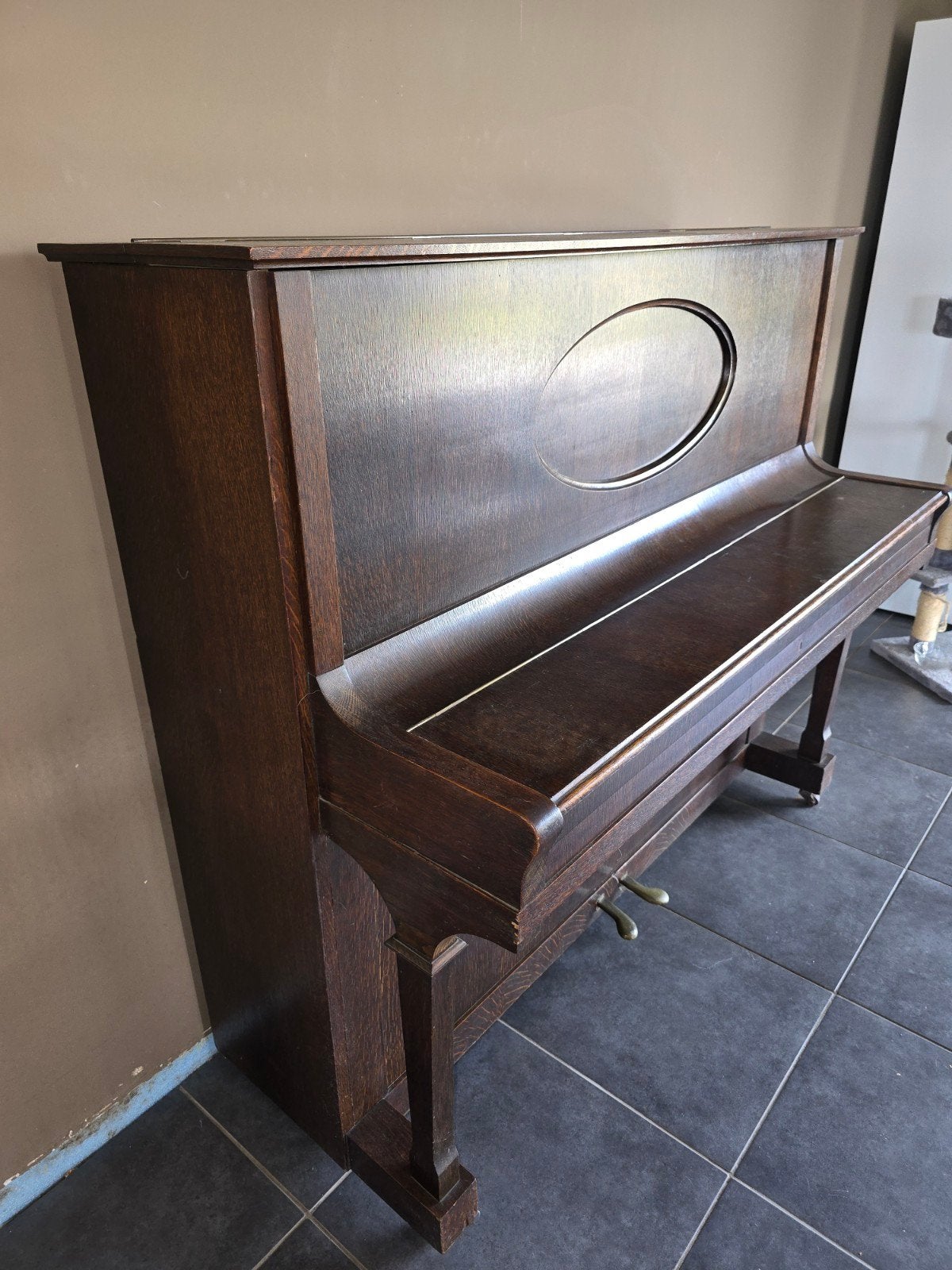 National Piano Co. (Brussel), Muziek en Instrumenten, Piano's, Ophalen, Gebruikt, Bruin, Overige typen