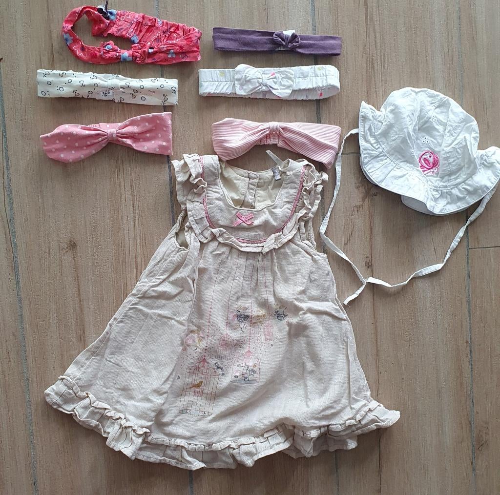 Robe bebe fille 6-9 mois, 71cm, Enfants & Bébés, Enlèvement ou Envoi, Fille