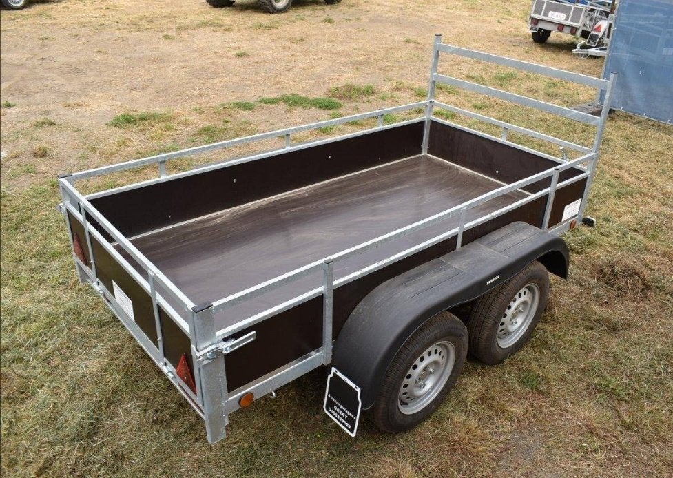 aanhangwagen te huur dubbelas 750kg rijbewijs B .3meter lang, Enlèvement ou Envoi, Utilisé