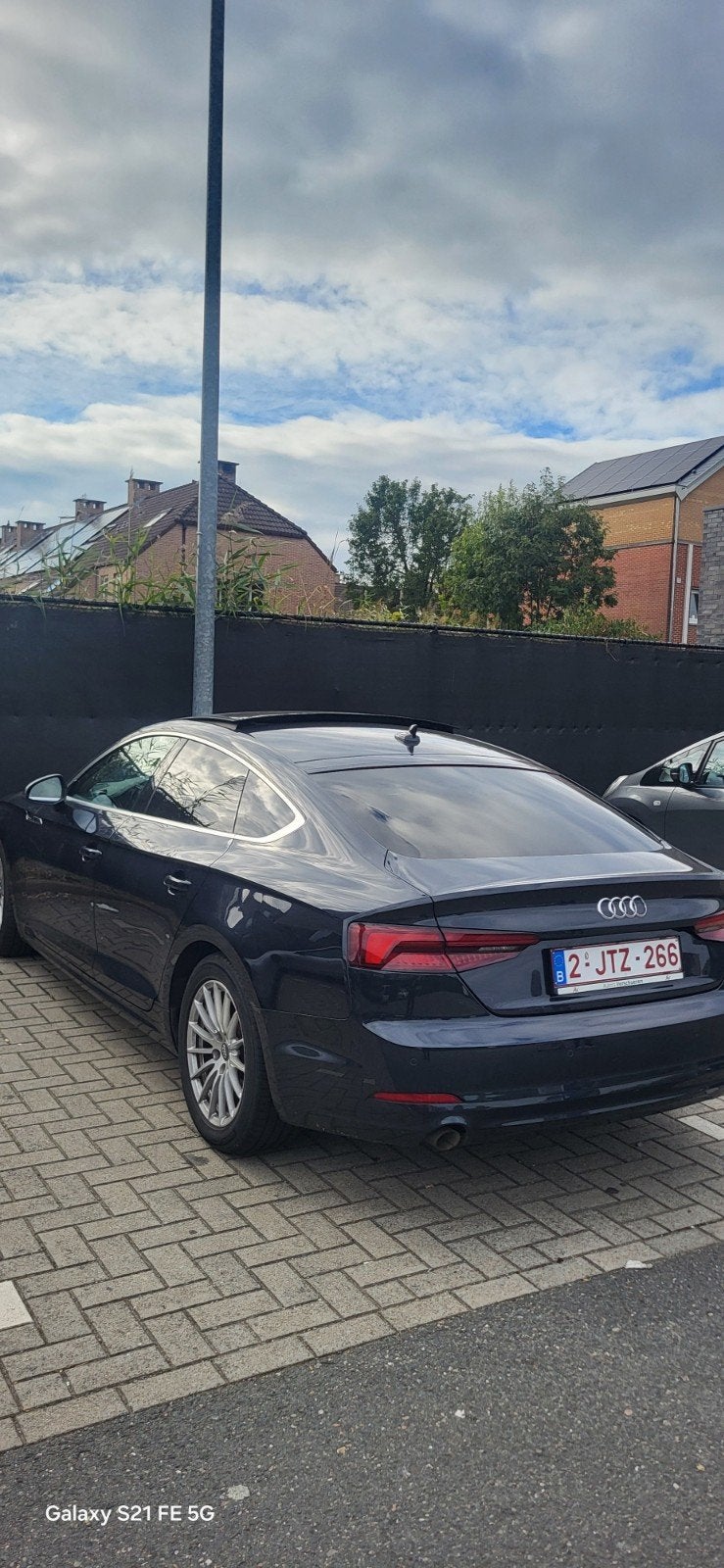 audi a5 2l diesel euronorm 6b, Auto's, Blauw, Bedrijf, 5 deurs, Elektrische koffer