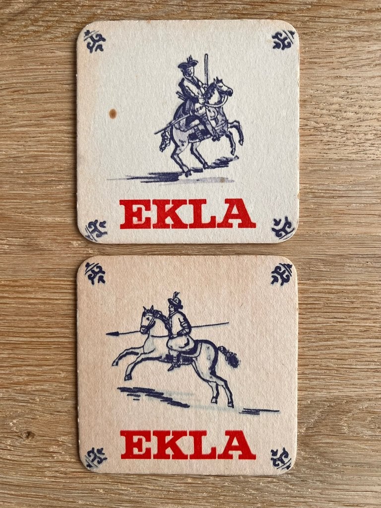 Bierviltjes - EKLA, Verzamelen, Biermerken, Ophalen of Verzenden, Gebruikt, Viltje(s), Overige merken