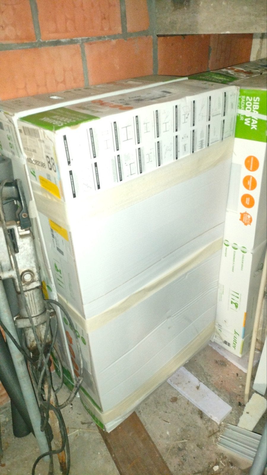 Sauter inertieradiator Sibayak 2000W, Ophalen