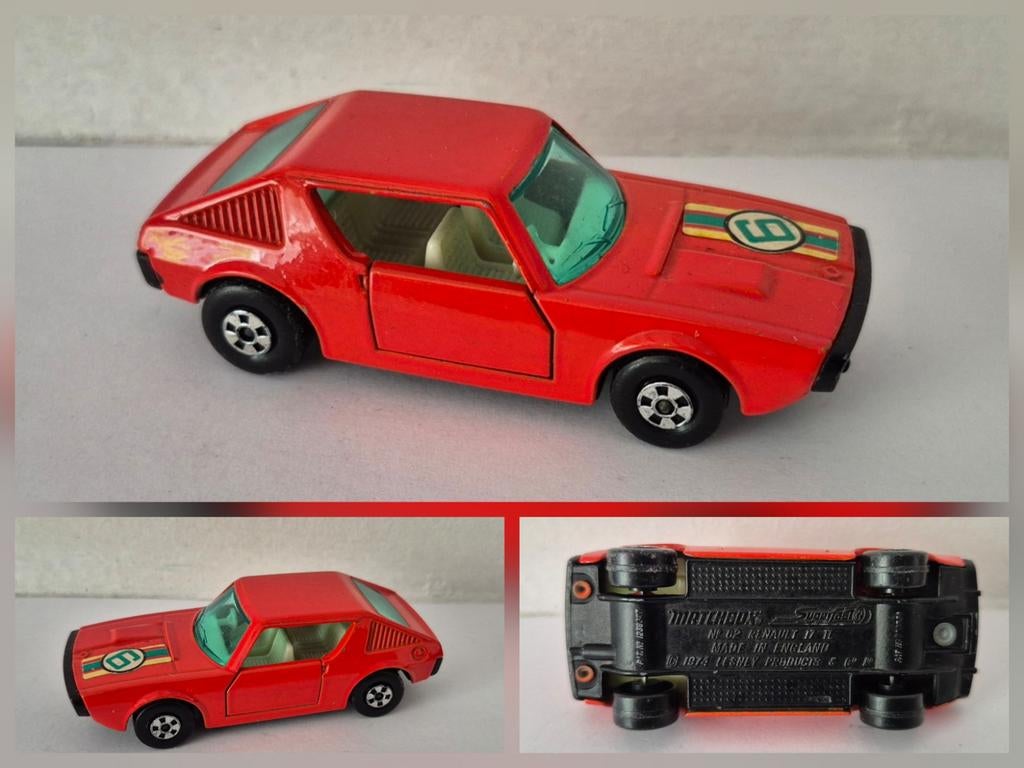 Matchbox SF 62-C 1974 Renault 17 TL, Ophalen of Verzenden, Gebruikt, Auto