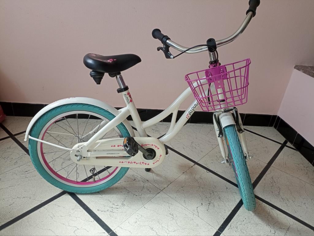 Alpina meisjesfiets 18inch, Fietsen en Brommers, Fietsen | Meisjes, Ophalen, Alpina, 18 inch, Handrem