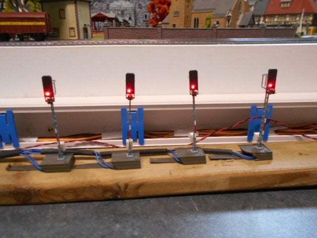 set met 4 stuks marklin H0 74391 seinen, Ophalen, Gebruikt, Märklin