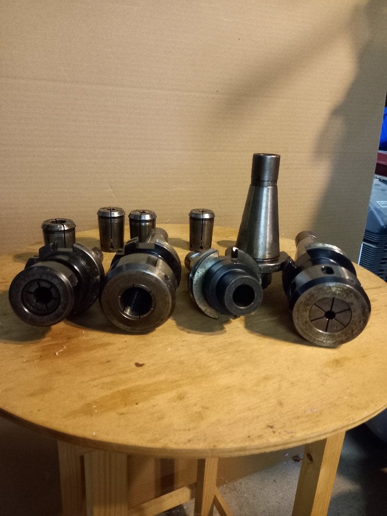 Sk-40 gereedschapshouders, Bricolage & Construction, Tours, Enlèvement, Comme neuf, Fraiseuse