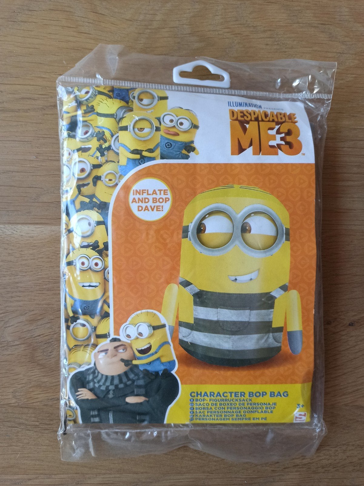Nieuwe Despicable Me 3 Minions Bop Bag - Opblaasbare Bokszak, Ophalen of Verzenden, Nieuw