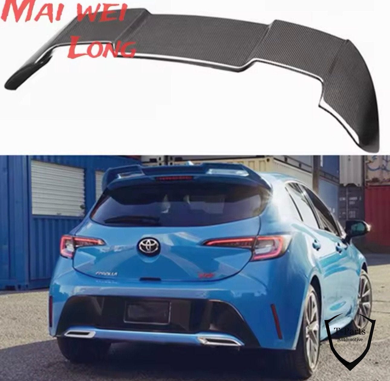 Aileron de toit et aileron arri re pour Toyota Corolla, Neuf, Info@fabrikant.eu, Fabrikant BV, Arrière