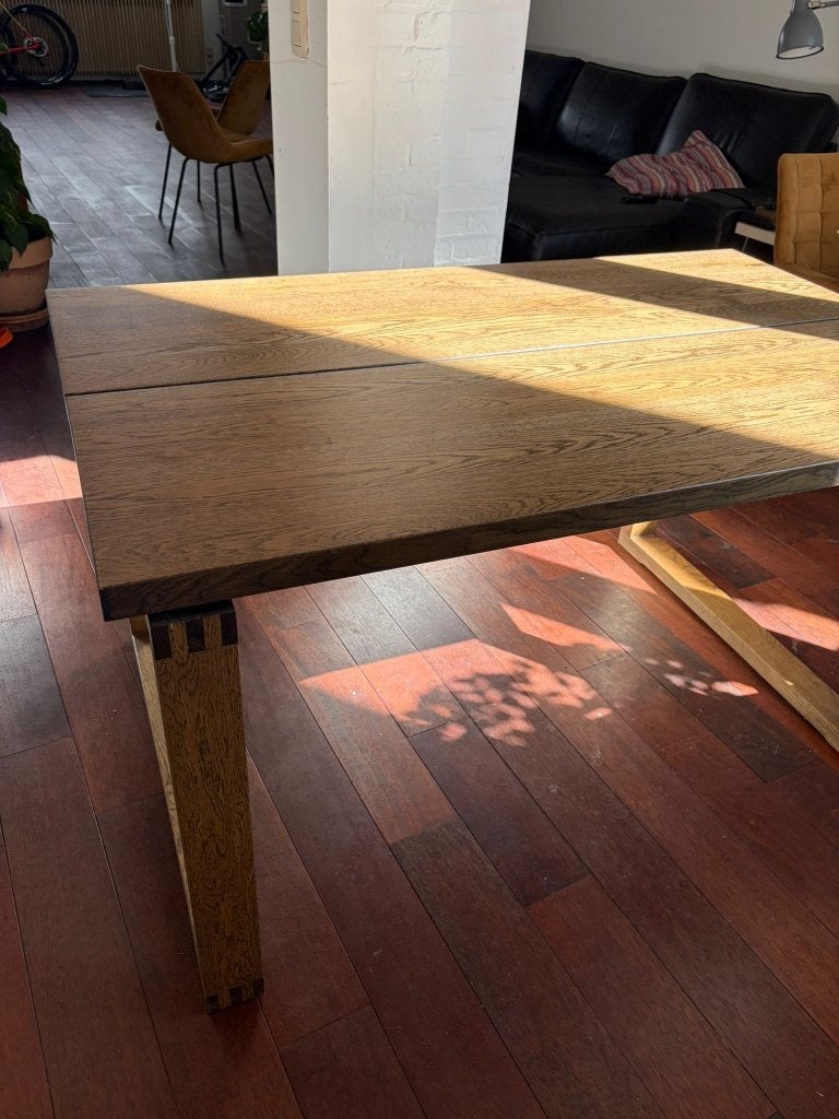 tafel IKEA - MÖRBYLÅNGA, Huis en Inrichting, Ophalen, Gebruikt, 100 tot 150 cm, Eikenhout