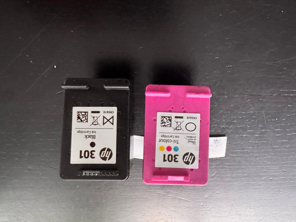 Inktpatronen HP 301 zwart en kleur, Computers en Software, Printerbenodigdheden, Ophalen, Nieuw, Cartridge, HP