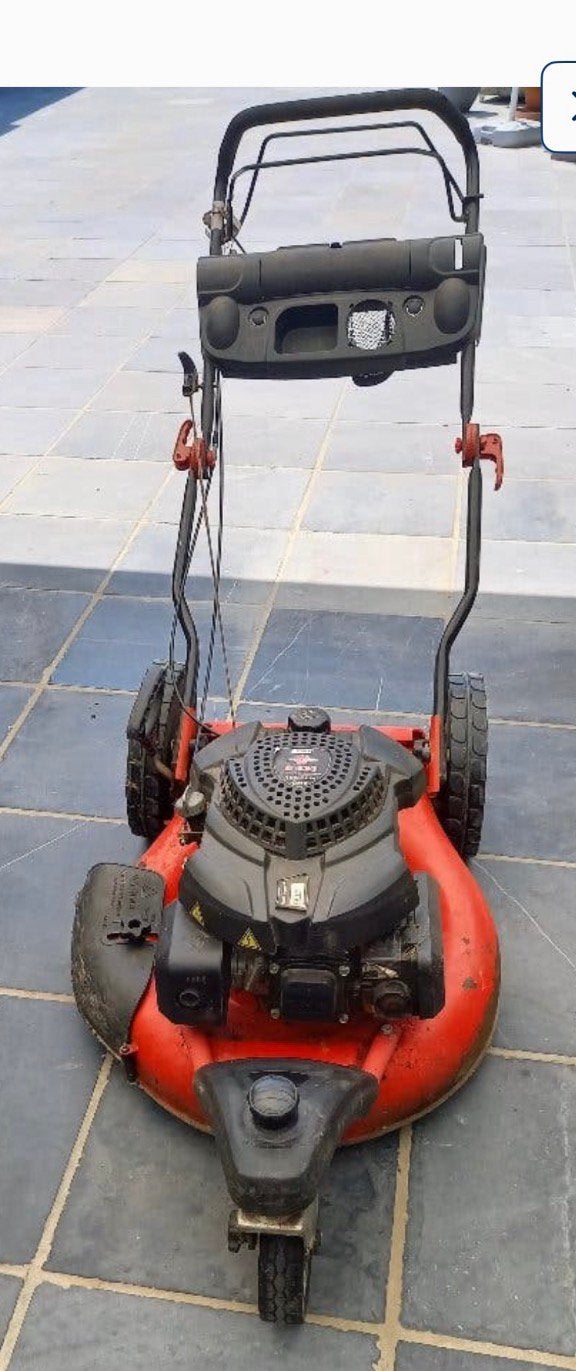 Grasmachine / mulchmaaier te koop!, Ophalen, Gebruikt, 50 cm of meer, Benzine-grasmaaier