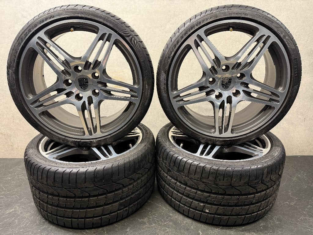 5x130 19 inch Porsche 911 Turbo & S Breedset Velgen + Banden, Ophalen, Porsche