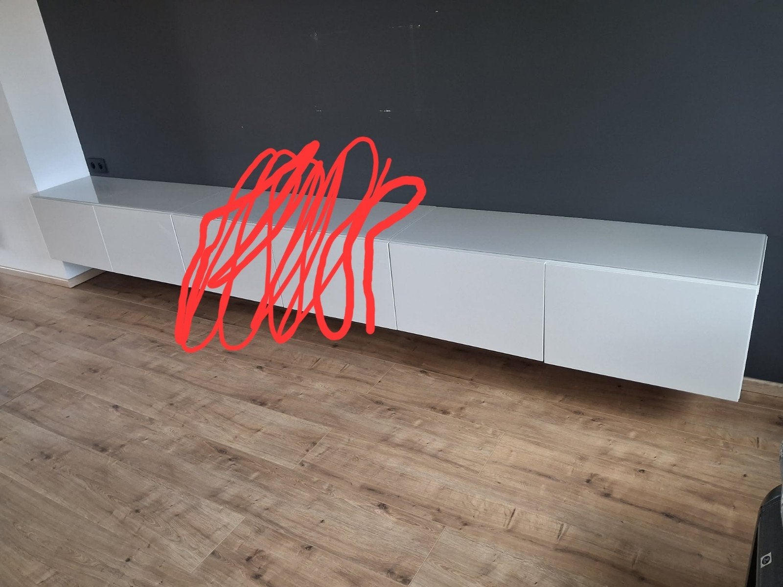 Meuble TV et armoires de rangement IKEA BESTÅ — Blanc, Enlèvement, Utilisé