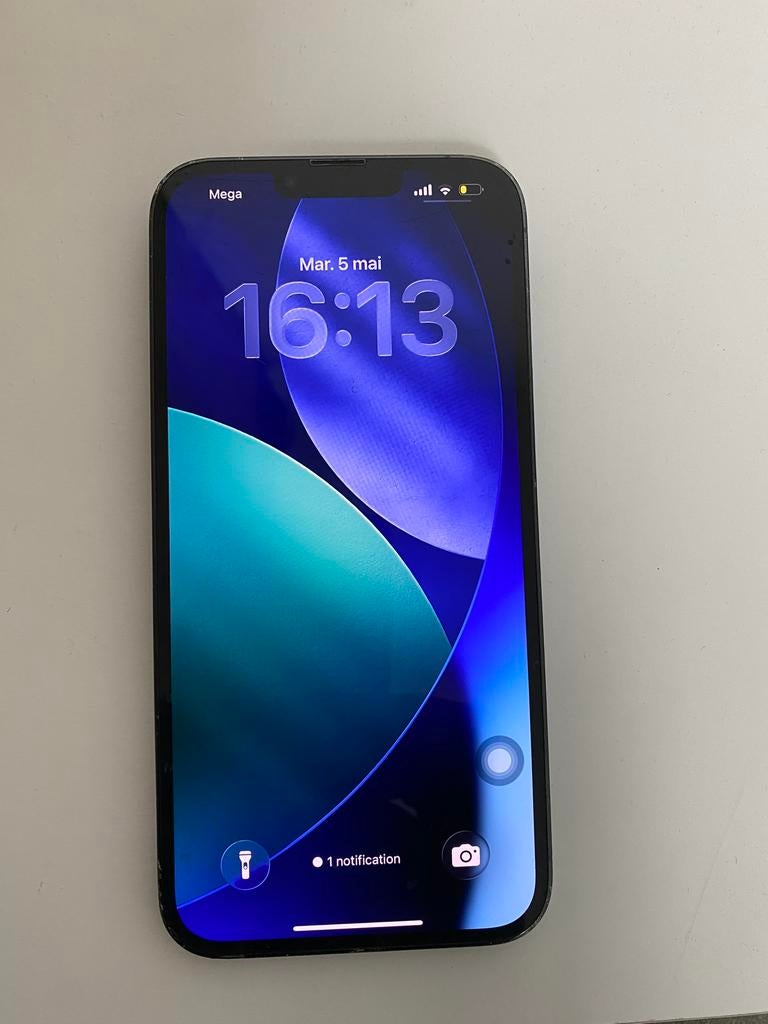 Iphone 13 promax, 10 mégapixels ou plus, Autres couleurs, Enlèvement, Utilisé