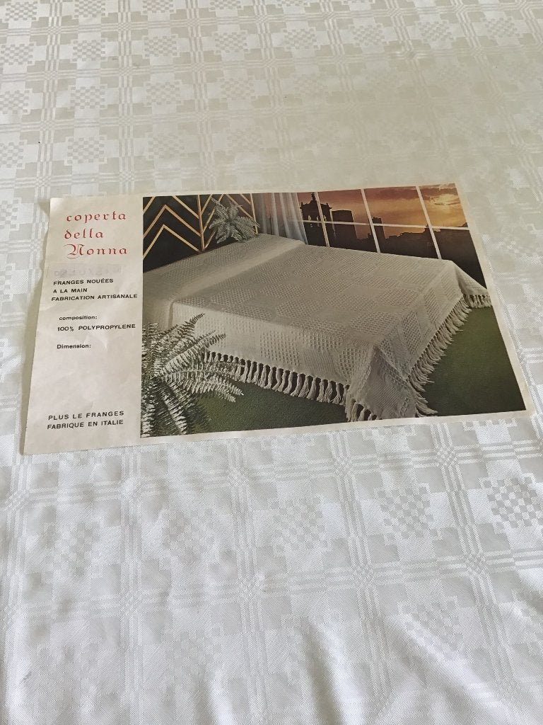 Italiaanse bedsprei - 60 jaar oud, Antiek en Kunst, Ophalen