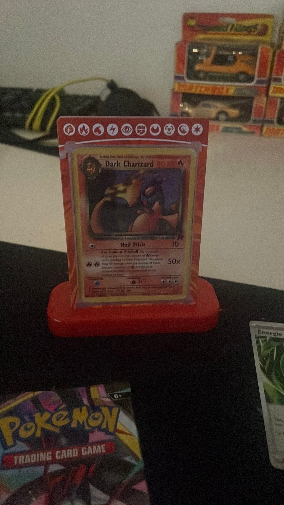 Dark charizard, Ophalen, Gebruikt, Losse kaart